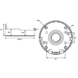 Genie Dome Camera Junction Box