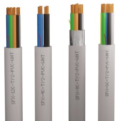 Securi-Flex Alarm Cable TCCA Type 3 To BS4737 White