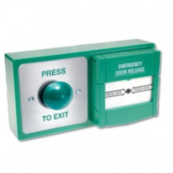 Asec Combined Exit Button and Call Point