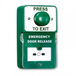 RGL Dual Unit Combined Exit Button and Call Point