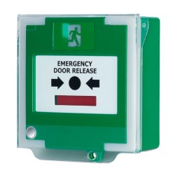 Asec Resettable Illuminated Triple Pole Call Point With Cover, Timer & Sounder