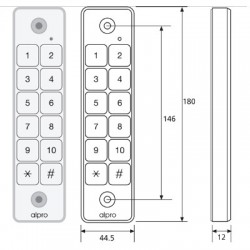 Alpro 626S Keypad