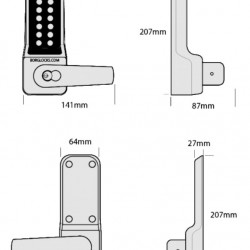 Borg 7000 Easicode Digital Lock