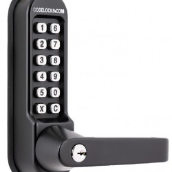 Codelocks CL500 PK Marine Grade Black Front Only Digital Lock With Key Override To Suit Panic Latch