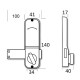 Borg Locks BL2605 Marine Grade Pro Digital Rim Deadbolt Lock 