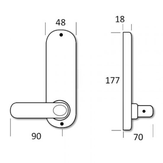 Borg Locks BL5201 Marine Grade Pro Digital Lock