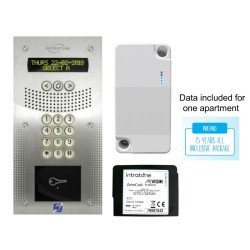 Intratone 1-10 Dwellings Kit With SC-02 Intercom, Door Controller, 4G Module And 15 Years Pre-Paid Data For 1 Dwelling