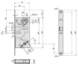 Abloy EL580 Electric Lock EN179 Compliant Package 9E