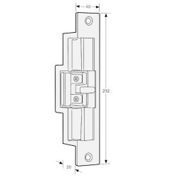 ICS DBR Series Electric Release 12VDC To Suit Deadbolt Monitored