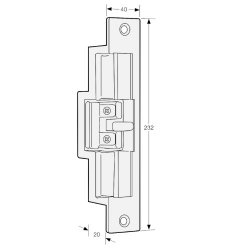 ICS DBR Series Electric Release 12VDC To Suit Deadbolt Monitored