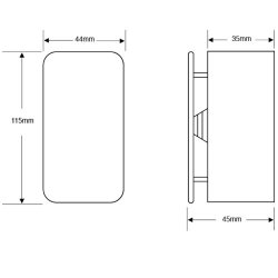 Surface Mount Push to Open Pad DDA