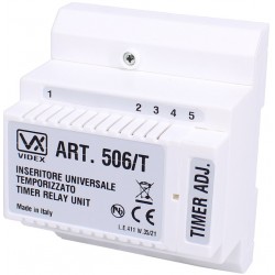 Videx 506T 12V/24V AC/DC Relay With Timer