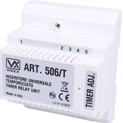 Videx 506T 12V/24V AC/DC Relay With Timer