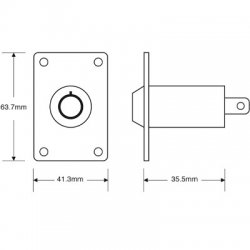 Asec SWR0440 Electric Key Switch