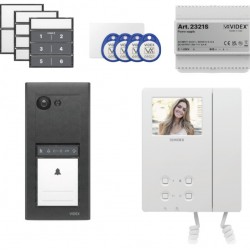 Videx ERA23VB Series Entry Panel Video Kit With 3.5 Inch Video Phone(6286) PSU (2321S) & Proximity Card/Fobs (955MF) ERAKIT23B6286
