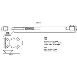 Vital Size 3 Overhead Door Closer