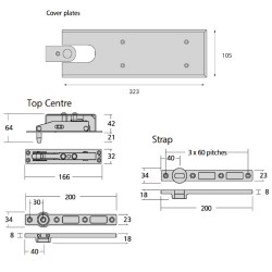 Exidor Double Action Floor Spring Fitting Set X072