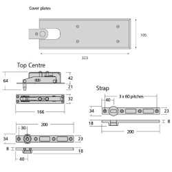 Exidor Double Action Floor Spring Fitting Set X072