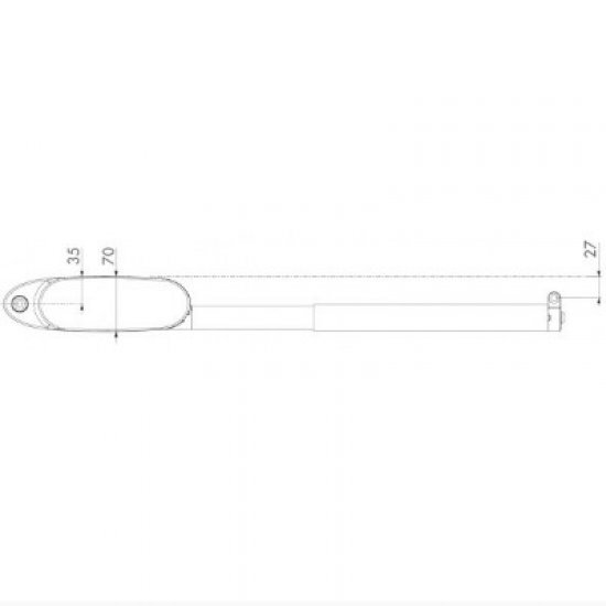 Locinox Samson 2 Polyvalent hydraulic gate closer