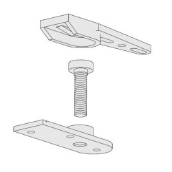 Axim TC-8800-14 End Load Bottom Pivot Assembly