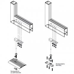 Axim Universal Bottom Pivot Assembly 8800 Series