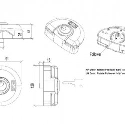 Eurospec PH1413 Outside Access Device for Timber Doors