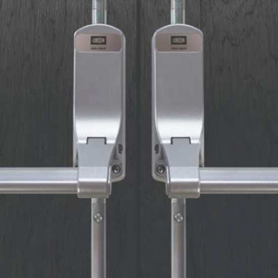 Union Exisafe Panic Bolt Set To Suit Rebated Double Doors