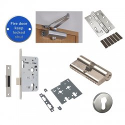 Union Deadlock Fire Door Kit