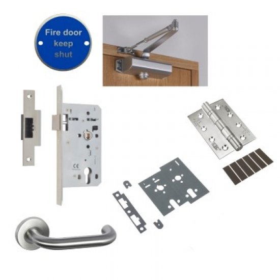 Union Latch Fire Door Kit