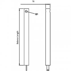 Era D Series D4 Sash Balance Pair Un-Tensioned