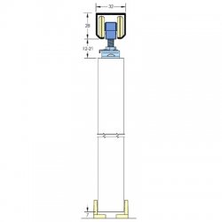 Sliding Door Gear Single Run SR60 SR120