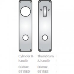 Ruko Line Lever Handle Back Plates