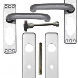 Plate Mounted Aluminium Lever Furniture