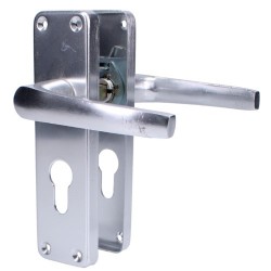 ASEC Stafford Plate Furniture Lever Euro Lock Handle