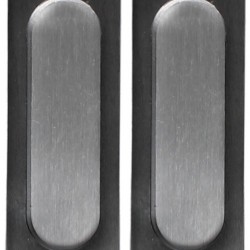 Bonaiti Serrature Classic Sliding Door Handle Pull MOS Oval Blind Pair