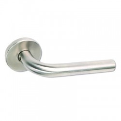 Briton Straight Lever on Rose with Round Bar
