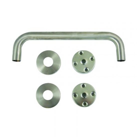 Bolt Fix Round Rose Stainless Steel Pull Handle