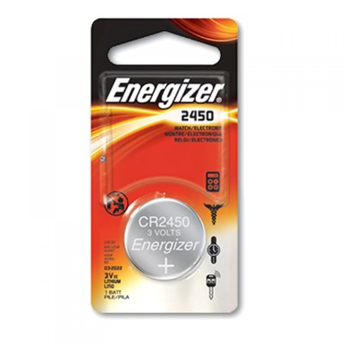Energizer CR2450 3V Lithium Coin Cell