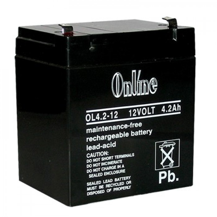 Lynteck OL4.2-12 12V 4.2Ah Sealed Lead Acid Battery