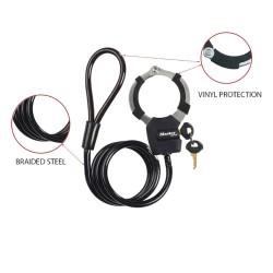 Master Lock 8275EURDPRO Keyed Cable Street Cuff Lock