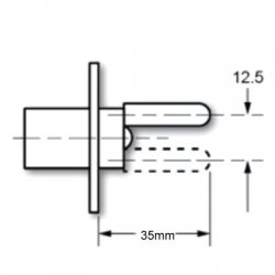 Lowe and Fletcher 5841 Furniture Lock