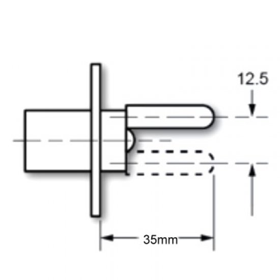 Lowe and Fletcher 5841 Furniture Lock