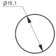 Ronis 31160 Glass Door Bolt Furniture Lock