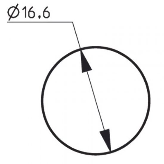 Ronis 72300 Flange Fix Pedestal Furniture Lock