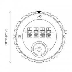 Codelocks Kitlock KL10 Mechanical Lock