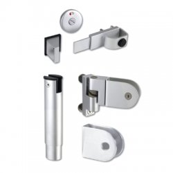 Aluminium 4-Part Cubicle Kit