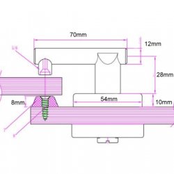 Asec Cubicle Pilaster Turn With Buffers