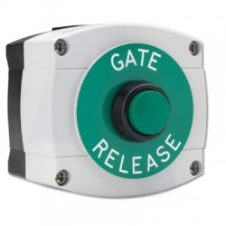 Asec 3E0656-GB-GR Surface Mounted Gate Release Green Dome