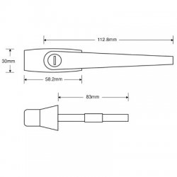 Garador Car Type Lever Handle