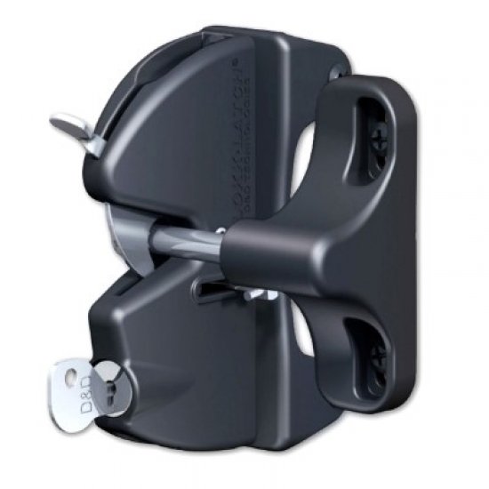 Deluxe Latch Gate Lock Lockable from One Side